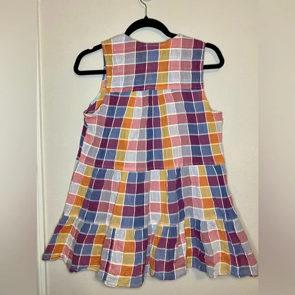 💥BOGO💥 Anthropologie Pilcro Sleeveless Plaid Top - Picture 4 of 6